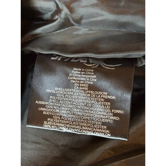 NEW Spyder Red Black X Static Insulation GORE-TEX Fabric Hooded Ski Coat Mens XL - Picture 14 of 16